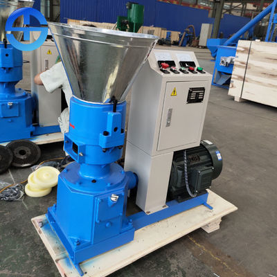 Macchina con comando a motore elettrica 200kg/H 300kg/H della pallina della biomassa 7.5kw