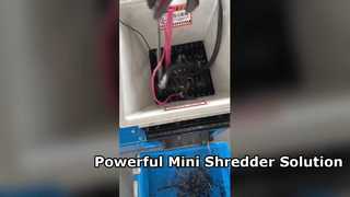 Mini trituratore trituratore a doppio albero 180